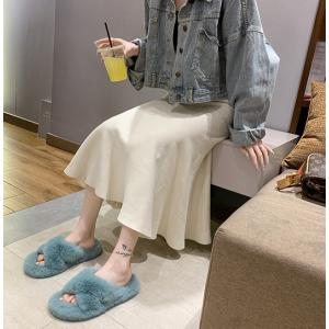 スリッパ オープントゥ 前開き ルームシューズ...の詳細画像5