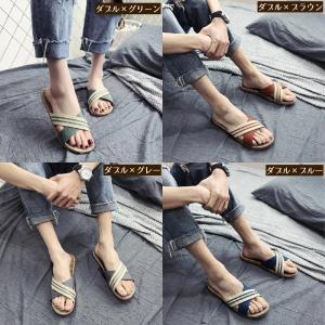 サンダル レディース メンズ スリッパ つっか...の詳細画像2