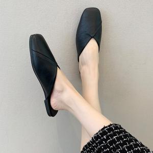 ミュール フラットサンダル フラットシューズ ...の詳細画像3