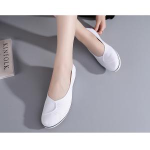 ナースシューズ 厚底 ワークシューズ スリッポ...の詳細画像2