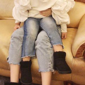 ブーツ ムートン風 キッズ 子供用 男の子 女...の詳細画像2