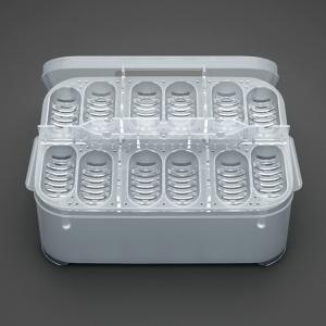 爬虫類専用孵卵器 12個入り エッグトレイ 卵...の詳細画像3