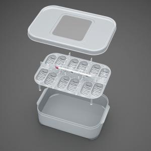 爬虫類専用孵卵器 12個入り エッグトレイ 卵...の詳細画像5