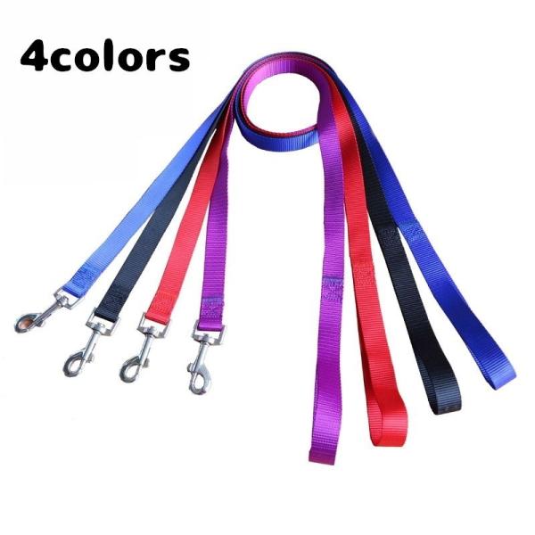 リード ペット用品 犬用 ペット雑貨 散歩 お出かけ 単色 無地 シンプル イヌ いぬ 取りはずし ...