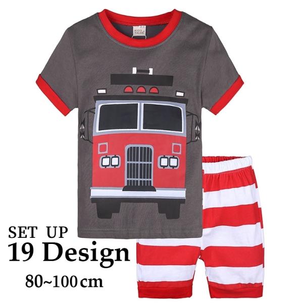 セットアップ 子供服 キッズ ベビー 2点セット 半袖 Tシャツ トップス ショートパンツ 上下セッ...