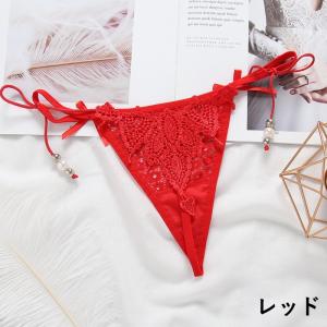 Gストリング Tバック ショーツ 紐パン レデ...の詳細画像3