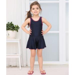 子供用スクール水着 キュロットワンピース スカ...の詳細画像1