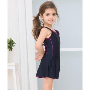 子供用スクール水着 キュロットワンピース スカ...の詳細画像2