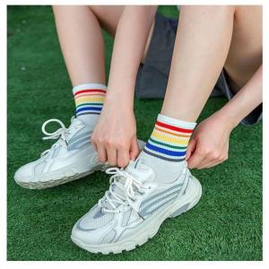 クルーソックス 靴下 くつ下 レディース メン...の詳細画像1