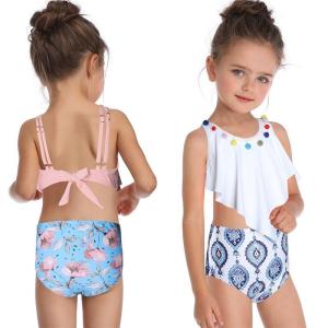 女の子用水着 上下2点セット タンキニ セパレート