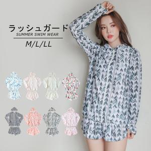 ラッシュガード ショットパンツ レディース 水着...の商品画像