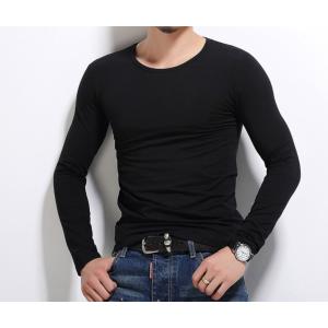 長袖Tシャツ 長袖カットソー ロンT クルーネ...の詳細画像2