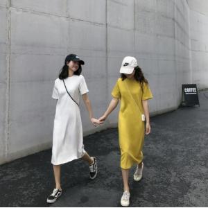 Tシャツワンピース ワンピース ロング レディ...の詳細画像2