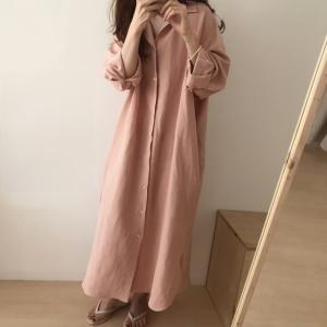 ワンピース レディース Aライン 長袖 ロング...の詳細画像5