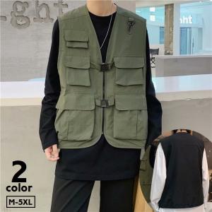 ベスト ノースリーブジャケット ワークウェア ミ...の商品画像