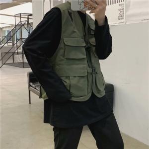 ベスト ノースリーブジャケット ワークウェア ...の詳細画像5