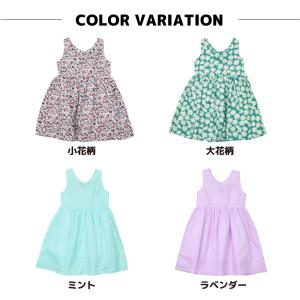 ワンピース ノースリーブワンピース バックリボ...の詳細画像4