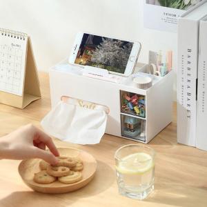 ティッシュケース ティッシュボックス 多機能 ...の詳細画像4