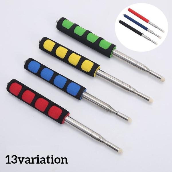 ハンドポインター 指示棒 伸縮式 長さ 1m 授業 板書 パワーポイント プレゼン 通し紐 指し棒 ...