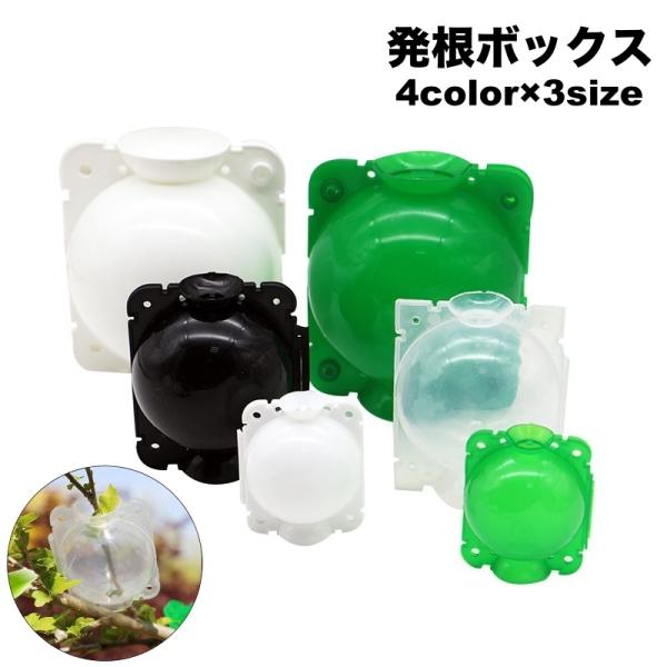 発根ボックス 単品 取り木ボール 植物 繁殖 株分け 発根装置 簡単取付け ガーデニング 園芸用品 ...