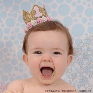 子供 ヘアアクセサリー 飾り 帽子 王冠 フェルト お花 バラ 誕生日 1歳 2歳 3歳 ハーフバースデー 無地 メモリアルクラウン ベビー 赤ちゃん｜プラスナオYahoo!店