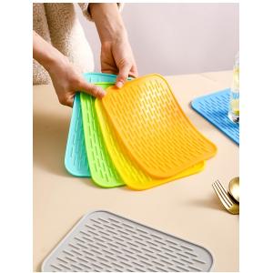鍋敷き 同色2枚セット キッチン用品 水切り ...の詳細画像4