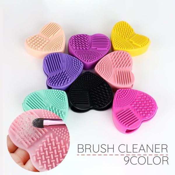 ブラシクリーナー メイクツールクリーナー メイク道具ケア ブラシ洗浄 洗濯板 メイクブラシ 化粧ブラ...