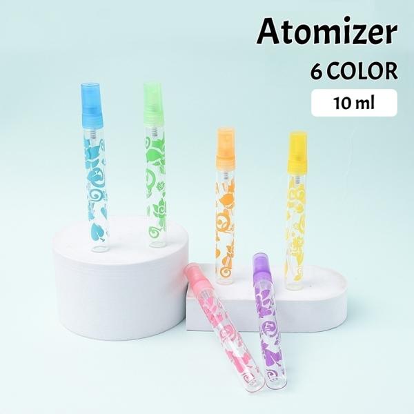 アトマイザー 詰め替え容器 スプレー ボトル 10ml クリア 香水 薔薇 バラ フラワー 花 持ち...