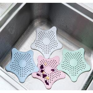 排水溝カバー 水きり 排水溝 吸盤 星型 シンク 流し台