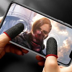スマホ用 指サック 2個セット 1ペア フィン...の詳細画像1