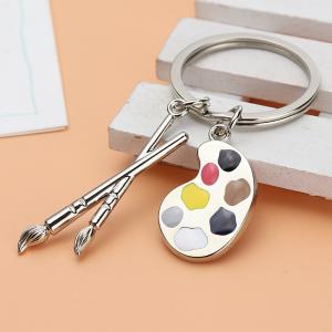 キーホルダー キーリング パレット 筆 美術 ...の詳細画像2