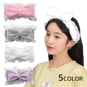 ヘアバンド タオル地 タオルキャップ 洗面用 レディース