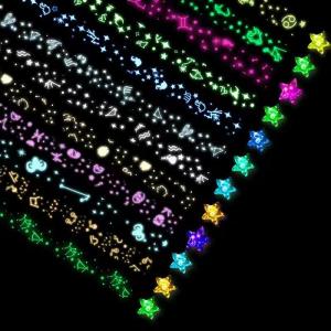 ラッキースター用折り紙 210枚入り 立体星 ...の詳細画像5