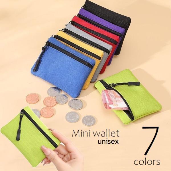 ミニ財布 コインケース レディース メンズ カードケース お札 小銭入れ コンパクト ウォレット フ...