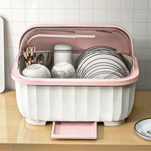 水切りかご 水切りカゴ フタ付き 水切りバスケ...の詳細画像1