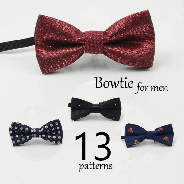 蝶ネクタイ ボウタイ メンズ 蝶タイ 紳士用 ドレスアップ 結婚式 パーティ フォーマル ドット ジ...