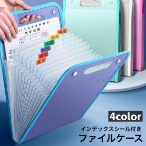 ドキュメントファイル A4 8仕切り 2本セット 蛇腹 ファイル ジャバラ