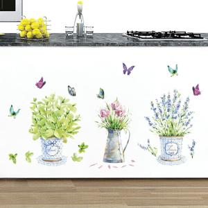 ウォールステッカー 壁紙シール ウォールシール 花 フラワー 鉢植え 植物 おしゃれ 華やか 可愛い かわいい 壁シール 壁面装飾 壁装飾 室内装飾 Zak プラスナオyahoo 店 通販 Yahoo ショッピング