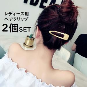 ヘアクリップ ヘアピン 2個セット 2個入り レディース 髪留め 髪飾り ヘアアクセサリー 簡単ヘアアレンジ イメチェン メタルカラー ゴールド シル Zak プラスナオyahoo 店 通販 Yahoo ショッピング