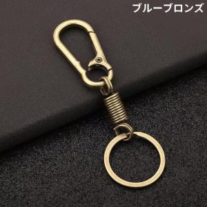 キーホルダー キーリング 金属製 カラビナフッ...の詳細画像2