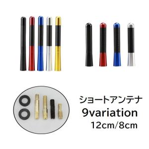 AUTOMAX izumi カーボンアンテナ黒8cm 汎用シームレス ショート