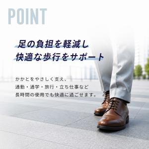 ハーフインソール かかと用インソール シークレ...の詳細画像3