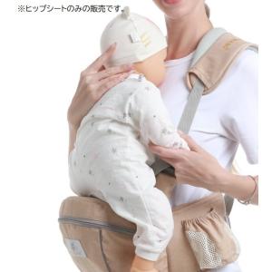 ヒップシート 抱っこ紐 ウエストポーチ 2wa...の詳細画像3