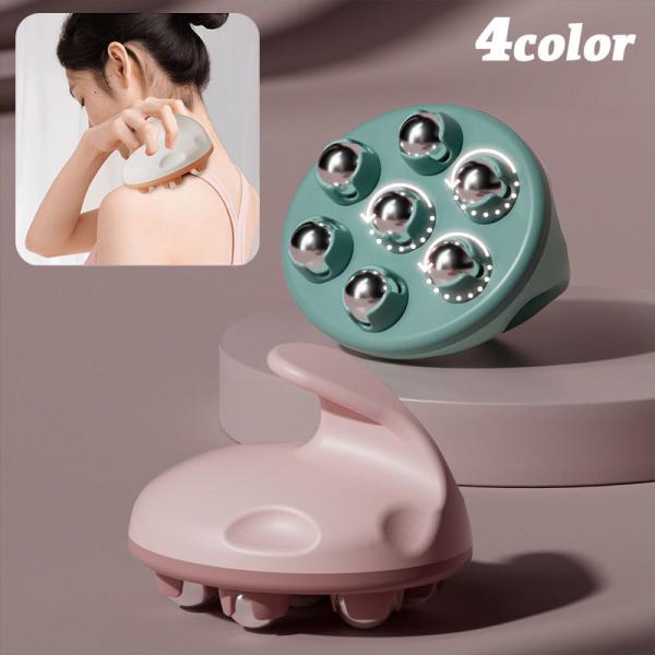 ボディローラー ハンド ローラー ボディケア コロコロ 360度回転ローラー リンパ 首 肩 二の腕...