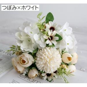 造花 ブーケ 花束 フラワーアレンジメント フ...の詳細画像4