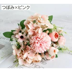 造花 ブーケ 花束 フラワーアレンジメント フ...の詳細画像5