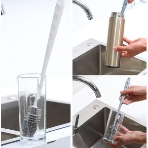 ボトルブラシ ロング スポンジ 水筒 グラス ...の詳細画像3