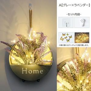 アートフラワー 造花 ライト付き 壁掛け フェ...の詳細画像3