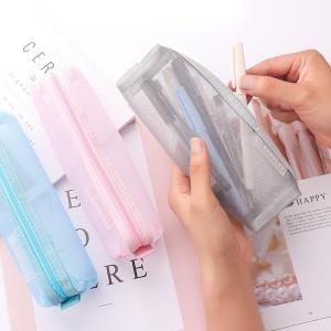 ペンケース 筆箱 文房具入れ ペン入れ メッシ...の詳細画像3