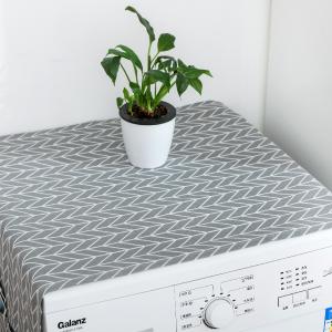 ダストカバー 家電用品 フラワー 三角 ベージ...の詳細画像1